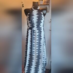 Xtaren Maxi dress black & white print Size L